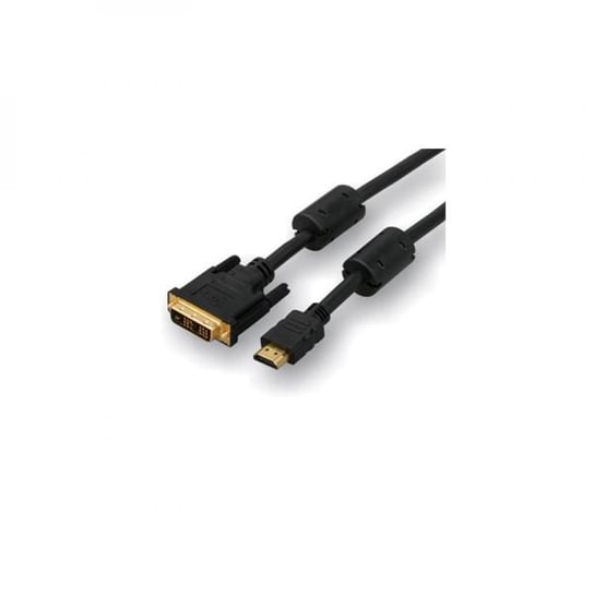 Video Kabel DVI (18+1) M - HDMI M, 2m, pozłacane złącza, czarny, Logo Inna marka