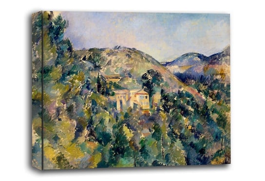 View of the Domaine Saint-Joseph, Paul Cézanne - obraz na płótnie 70x50 cm Galeria Plakatu