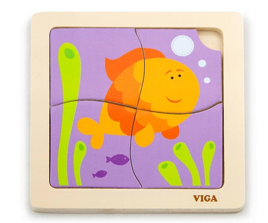 Viga 50144 Puzzle na podkładce - rybka Viga