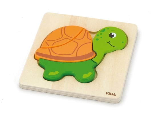 Viga 59933 Pierwsze puzzle maluszka - Żółwik Viga