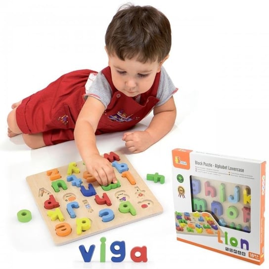 Viga, puzzle edukacyjne Układanka - Alfabet Viga