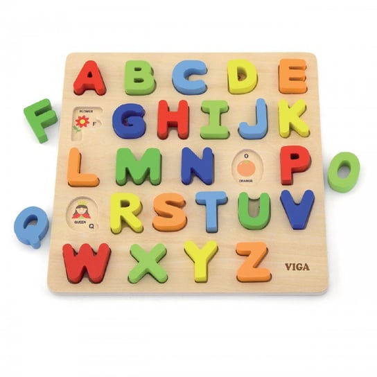 Viga Toys, puzzle edukacyjne Układanka Alfabet Viga