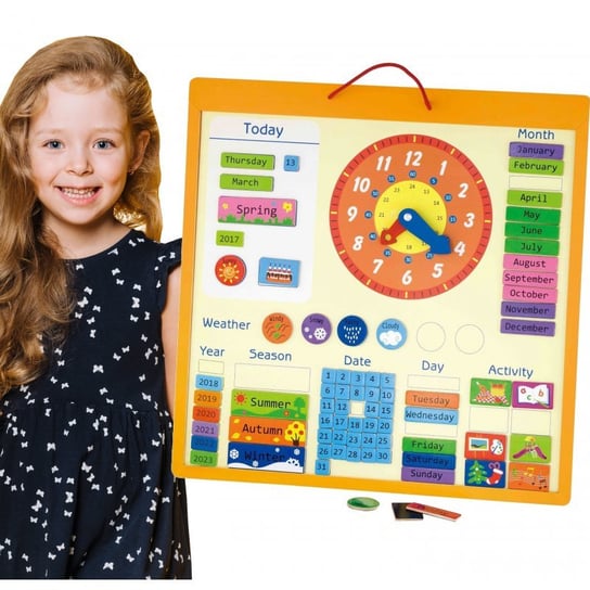Viga, zabawka edukacyjna Magnetyczny Kalendarz Viga