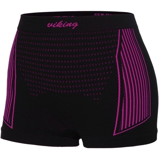 Viking, Bielizna, Etna (Lady boxer shorts) 500/21/3094/46, czarny, rozmiar S Viking