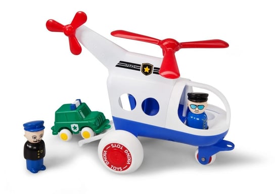 Viking Toys, helikopter policja z figurkami Viking Toys