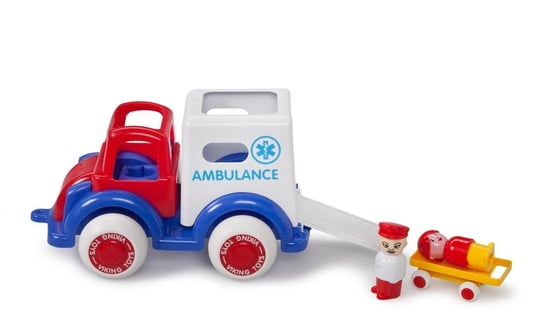 Viking Toys, pojazd Furgonetka ambulans z figurkami Viking Toys