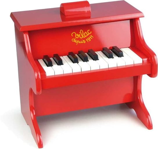 Vilac, dziecięcy instrument muzyczny, czerwone Pianino Vilac