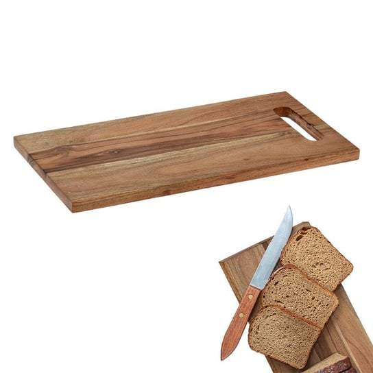 Vilde Kuchenna deska drewniana do krojenia serwowania z uchwytem 40x20cm Vilde