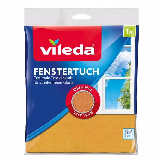 Vileda Ściereczka Do Okien, Pomarańczowa Vileda