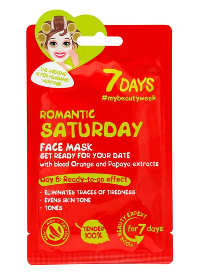 Vilenta, 7 days, maska do twarzy Romantic Saturday Vilenta