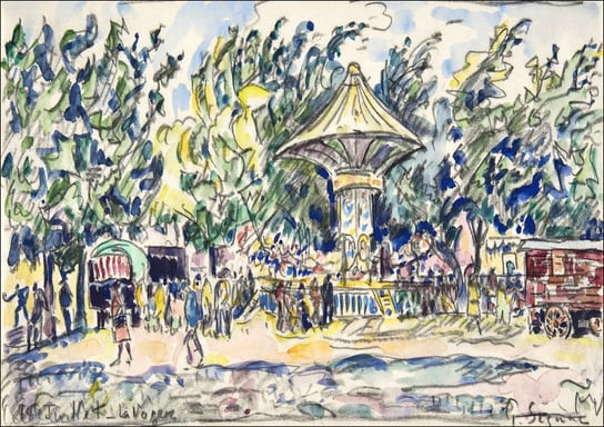 Village Festival, Paul Signac - plakat 84,1x59,4 cm Galeria Plakatu