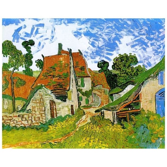 Village Street In Auvers - Van Gogh 50x60 Legendarte