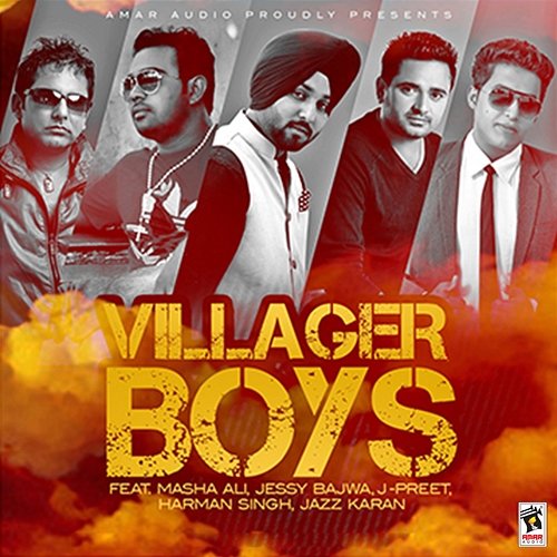 Villager Boys Jessy Bajwa, J. Preet, Jazz Karan, Harman Singh & Masha Ali