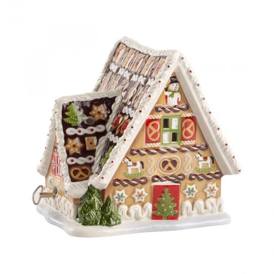 Villeroy & Boch Pozytywka Domek z piernika Christmas, różnokolorowy, 16x16x13 cm Villeroy & Boch