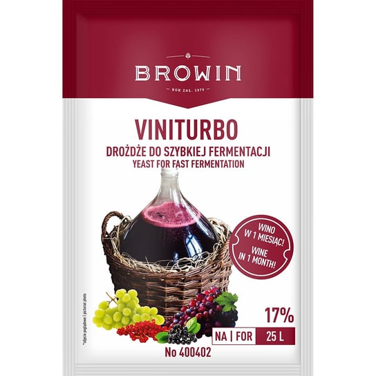 Viniturbo Drożdże Do Szybkiej Fermentacji 20 G Browin