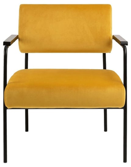 Vintage fotel ELIOR Irene, żółty, 66,5x67x77 cm Elior