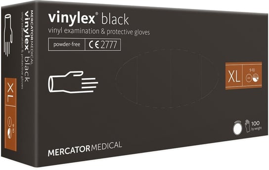 vinylex® black 100 szt., rozmiar XL Mercator Medical