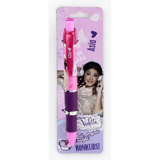 Violetta, długopis imienny, Asia Disney Media
