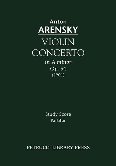 Violin Concerto, Op.54 Arensky Anton