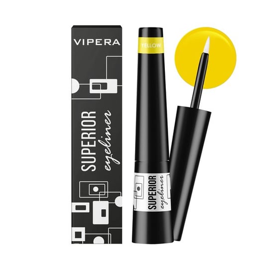 Vipera, Superior, Eyeliner do oczu, w kałamarzyku #09 żółty Vipera