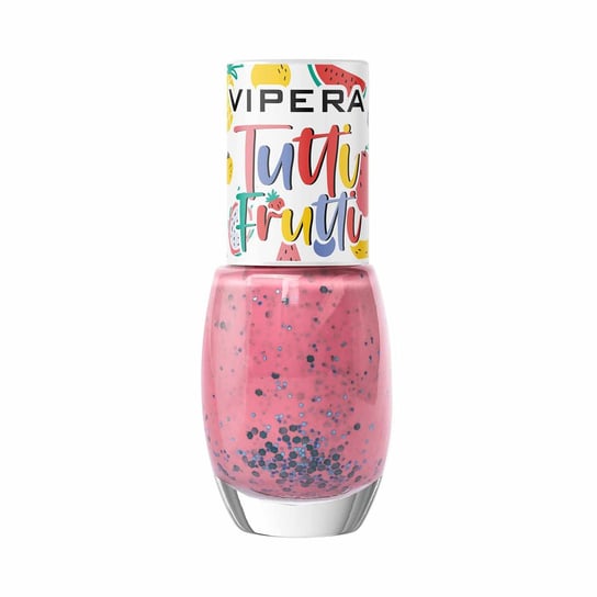 Vipera, Tutti Frutti, Optymistyczny lakier z wesołymi płatkami #07 watermelon Vipera