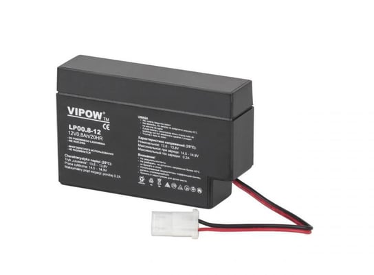 Vipow, akumulator żelowy VIPOW 12V 0.8Ah Vipow