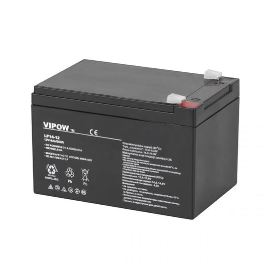 Vipow, akumulator żelowy VIPOW 12V 14Ah Vipow