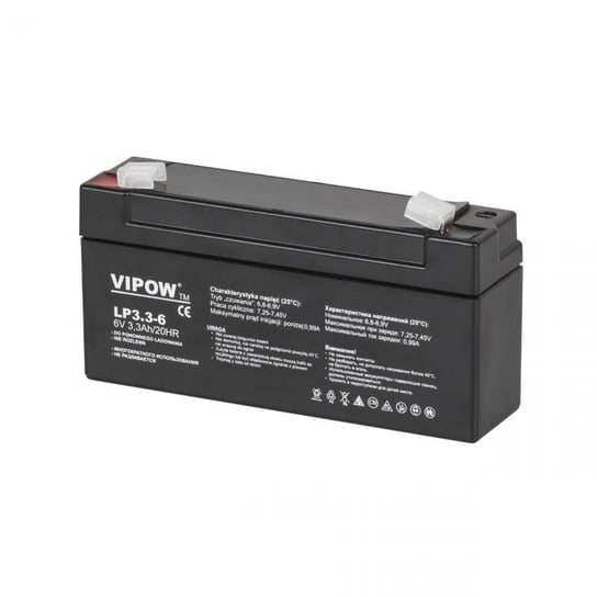 Vipow, akumulator żelowy VIPOW 6V 3.3Ah Vipow