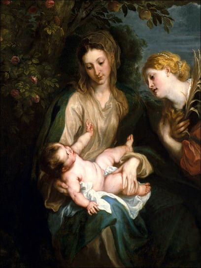 Virgin and Child with Saint Catherine of Alexandri / AAALOE Inna marka