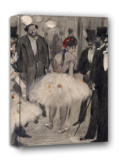 Virginie being Admired while the Marquis Cavalcanti Looks On, Edgar Degas - obraz na płótnie 70x100 cm Galeria Plakatu