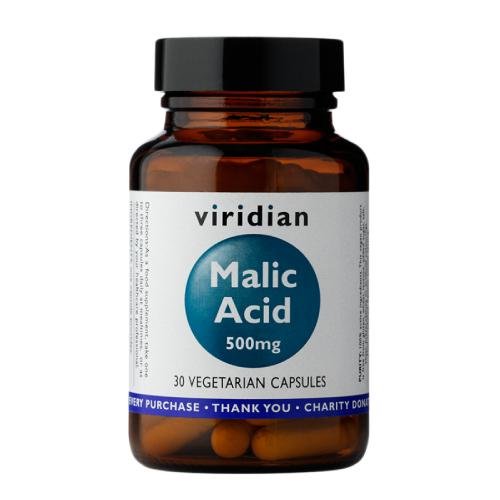 Viridian, Malic Acid, Suplement diety z kwasem jabłkowym, 30 kaps. Viridian
