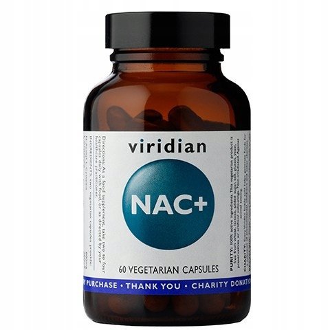 Viridian, NAC+, Suplement diety, 60 kaps. Viridian