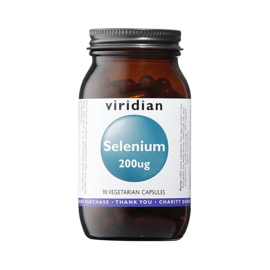 Viridian, Selen 200 mcg, Suplement diety, 90 kaps. Viridian