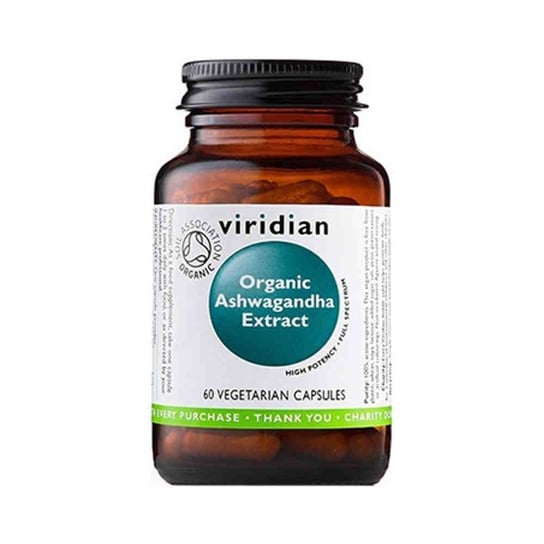 Viridian, Suplement diety Organic Ashwagandha, 60 kapsułek Viridian
