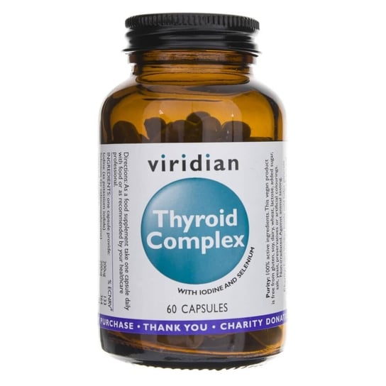 Viridian, Thyroid Complex, Suplement diety, 60 kaps. Viridian