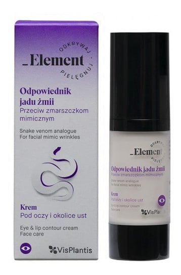 Vis Plantis, Element, krem pod oczy i okolice ust odpowiednik jadu żmii, 30ml Vis Palntis