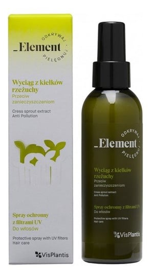 Vis Plantis, Element, spray ochronny z filtrami UV do włosów, 150 ml Vis Palntis