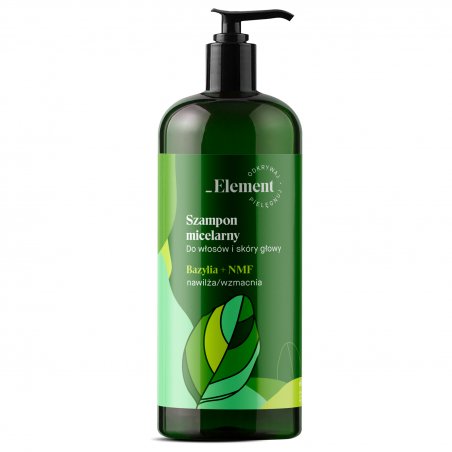 Vis Plantis, Element, szampon micelarny do włosów i skóry głowy Bazylia + NMF, 500 ml Vis Plantis