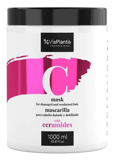 Vis Plantis, Professional Maska Do Włosów Zniszczonych I Osłabionych Z Ceramidami, 1000 ml Vis Plantis