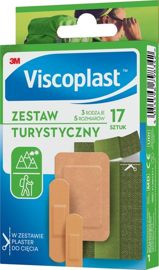 Viscoplast™ Zestaw Turystyczny, zestaw plastrów, 5 rozmiarów, pudełko/17 szt Viscoplast