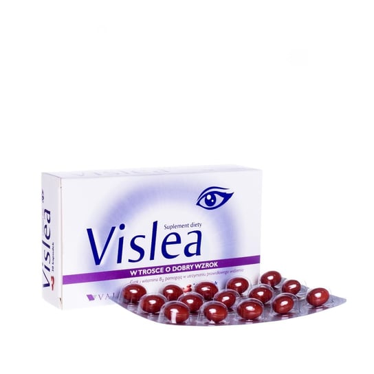 Vislea - 30 kapsułek zawierających cynk i wit. B2 Valeant