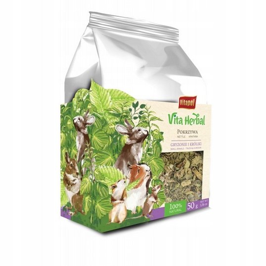 Vita Herbal Liść Pokrzywy Dla Gryzoni I Królika Vitapol 50g Vitapol