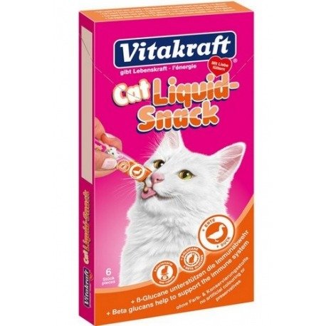 Vitakraft Cat Liquid-Snack Kaczka 15g 6szt. Vitakraft