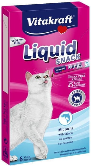Vitakraft Cat Liquid Snack Przysmak Z Łososiem I Omegą Dla Kota 6Szt+2Szt Vitakraft