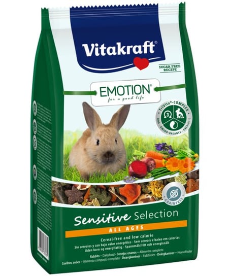 VITAKRAFT EMOTION SENSITIVE karma dla królika 600g Vitakraft