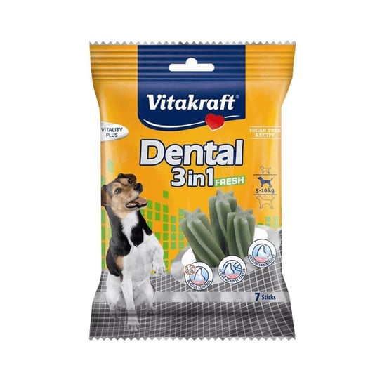 Vitakraft Pies Dental 3in1 Fresh S Small 7szt. 120g Vitakraft