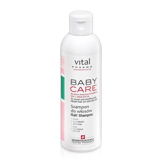Vital Pharma Plus Baby Care szampon do włosów, 200 ml VITAL PHARMA +