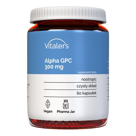 Vitaler's, Alpha GPC (Cholina) 300 mg, Suplement Diety, 60 kaps. Vitaler's
