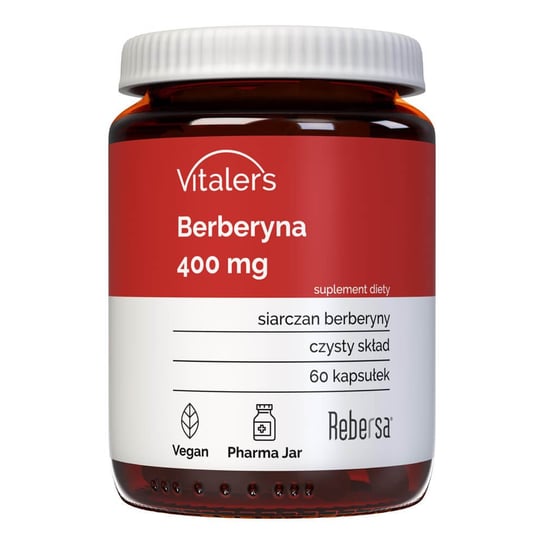 Vitaler's Berberyna (Berberys) 400 mg - Suplement diety, 60 kaps. Vitaler's