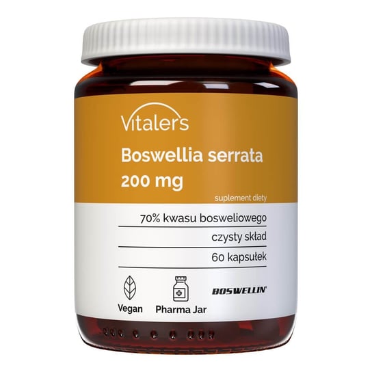 Vitaler's, Boswellia Serrata (Kadzidłowiec indyjski) 200 mg, Suplement diety, 60 kaps. Vitaler's